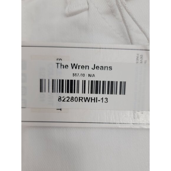 Judy Blue Women 13/31 Wht Mid-Rise Skinny Fit Wren Jeans Size Stretch Destroyed - Picture 6 of 11